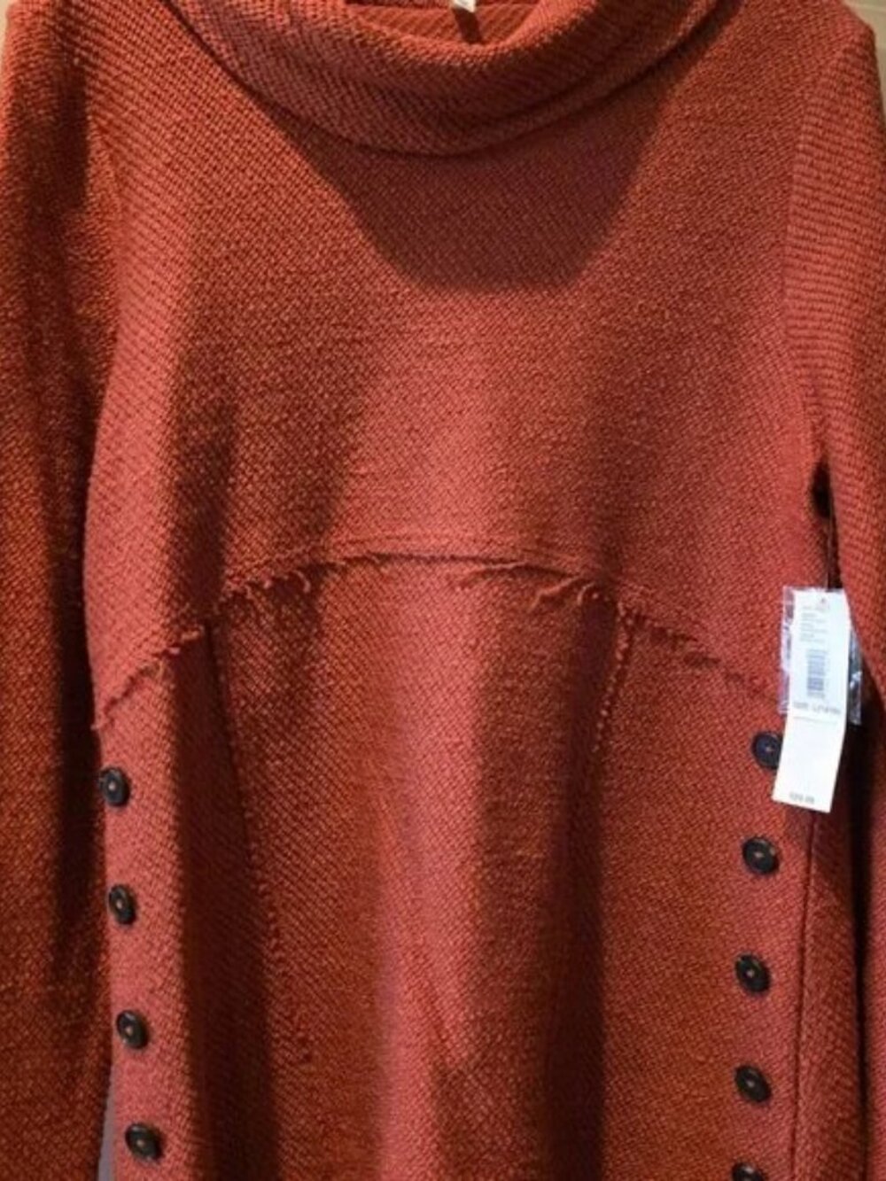 New Passport Burnt Orange sweater sz Large